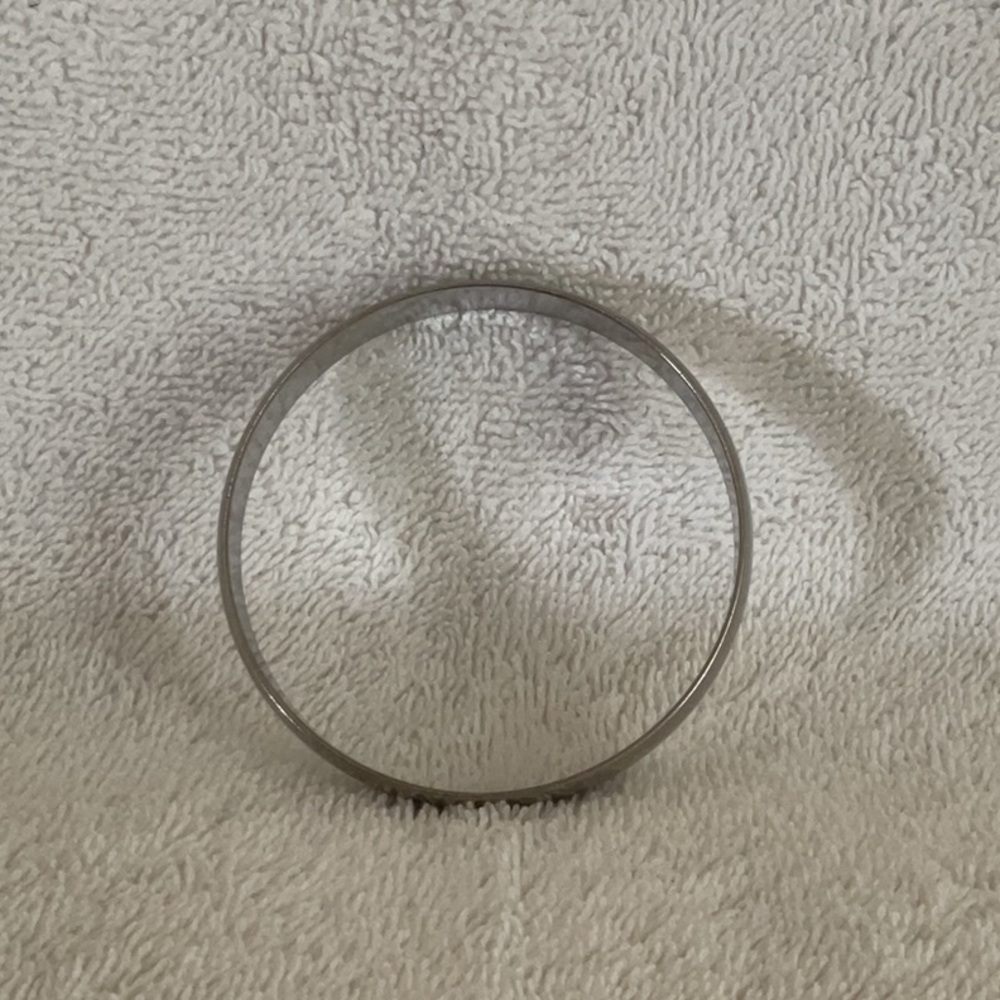Silver Bangle Bracelet - Picture 3 of 3